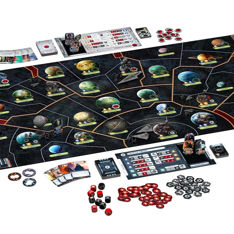 Star Wars: Rebellion Board Game - Epic Galactic Empire vs Rebel Alliance Conflict! Tabletop Miniatures Strategy Game for Adults, Ages 14+, 2-4 Players, 3 Hour Playtime, Made by Fantasy Flight Games