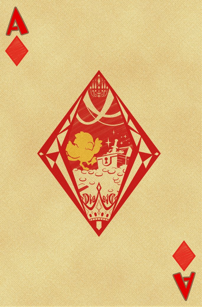 Final Fantasy Chocobo Playing Cards