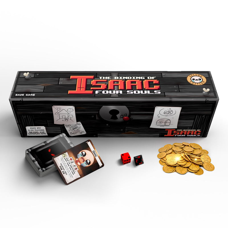 Maestro Media: The Binding of Isaac: Four Souls (2nd Edition) - Strategy Card Game, Officially Licensed, Ages 13+, 1-4+ Players, 30 Min