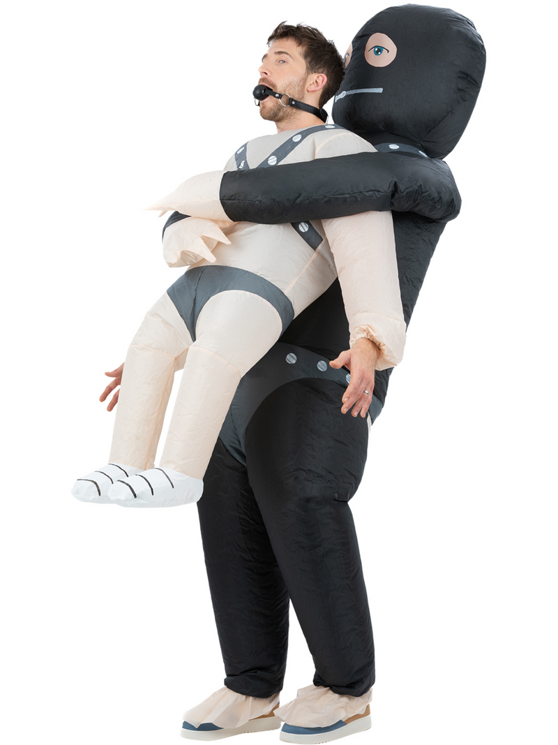 Inflatable Gimp Kidnap Costume with Fan