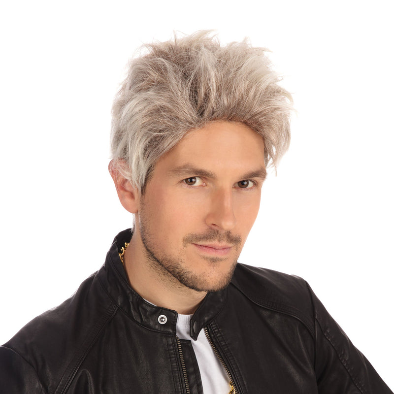 80s Bad Boy Wig Blonde Highlights_1