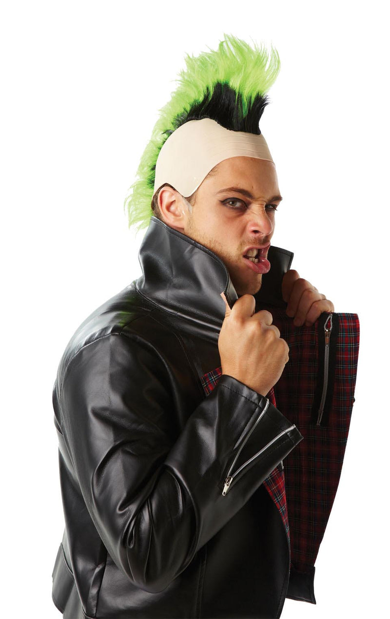 80s Mohawk Green – Mad Distribution Costumes Australia