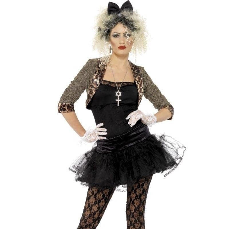 80s Wild Child Costume Adult Black_1