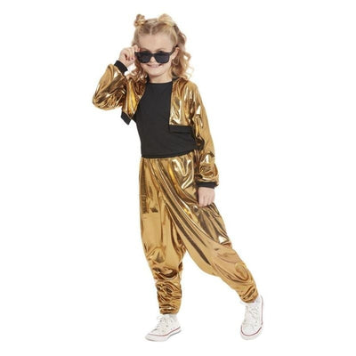 80s Hammertime Child Rapper Gold Costume 1 sm-71071L MAD Fancy Dress
