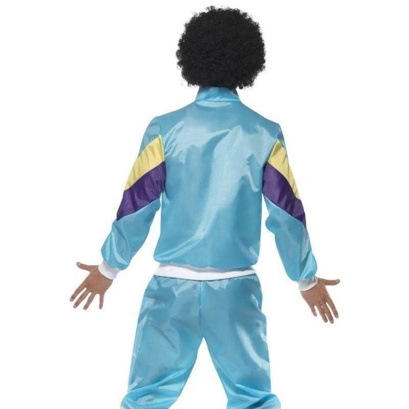 80s Height Of Fashion Shell Suit Costume Adult Blue Yellow_2 sm-39298M