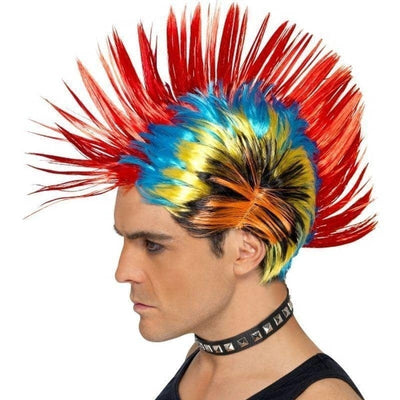 80s Street Punk Wig Mohawk Adult_1 sm-42285