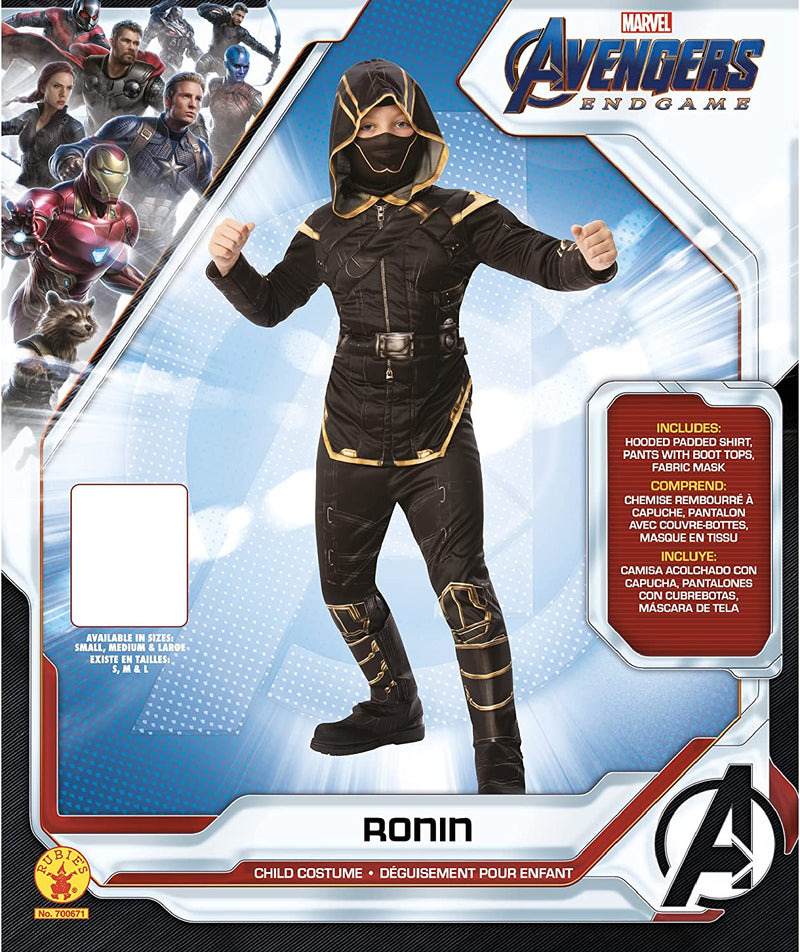 Hawkeye Ronan Deluxe Boys Costume Avengers 4 MAD Fancy Dress