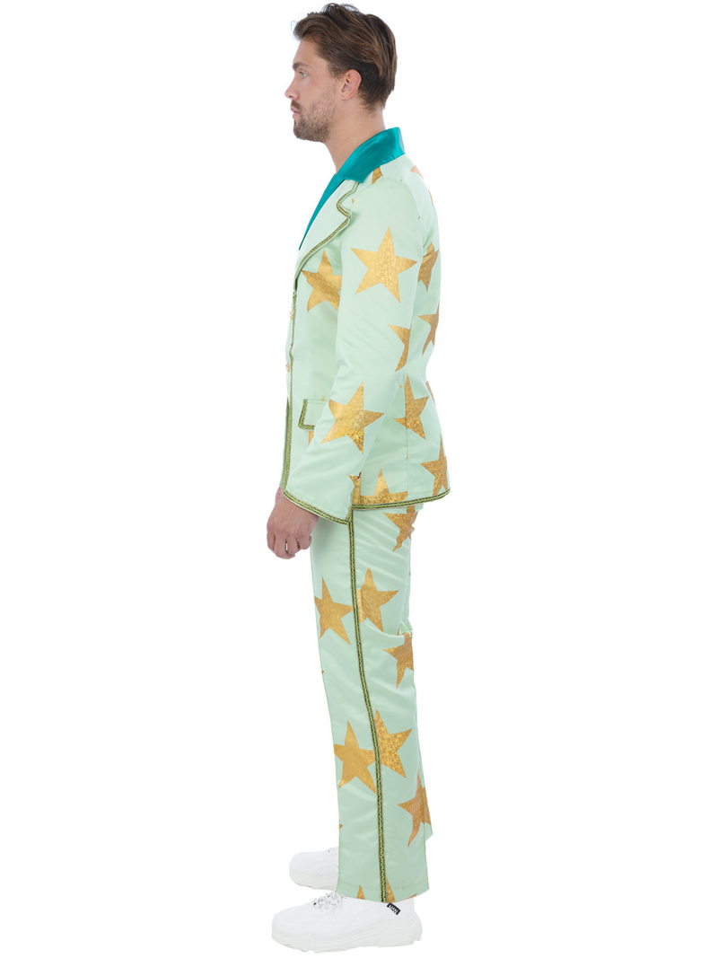 Elton John Walk of Fame Star Suit Jacket with Mock Shirt Waistcoat Trousers Hat