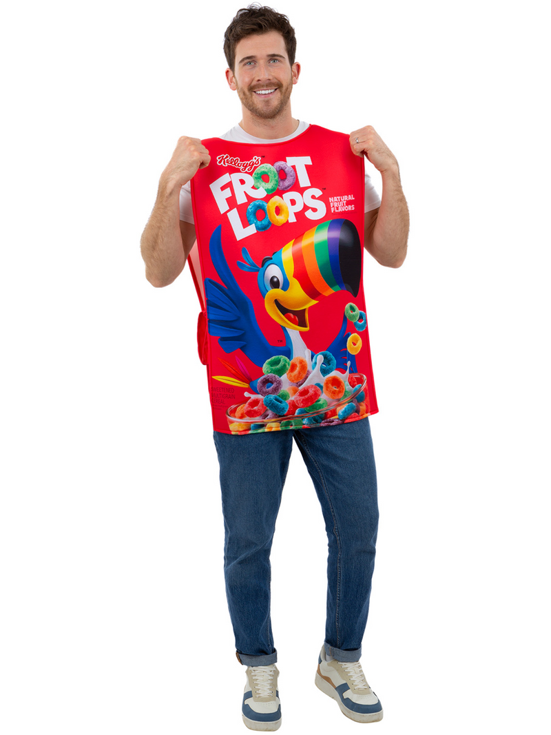 Kelloggs Froot Loops Cereal Box Costume Tabard