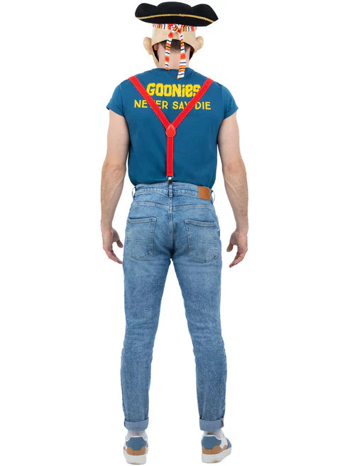 The Goonies Sloth Costume Top Braces Hat Mask