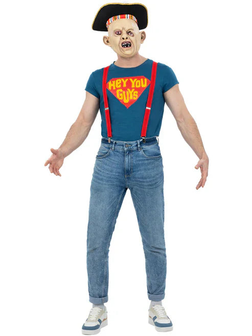 The Goonies Sloth Costume Top Braces Hat Mask