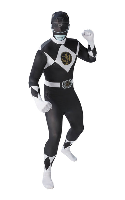 Black Ranger 2nd Skin Mens Power Rangers Costume_1 rub-810947M