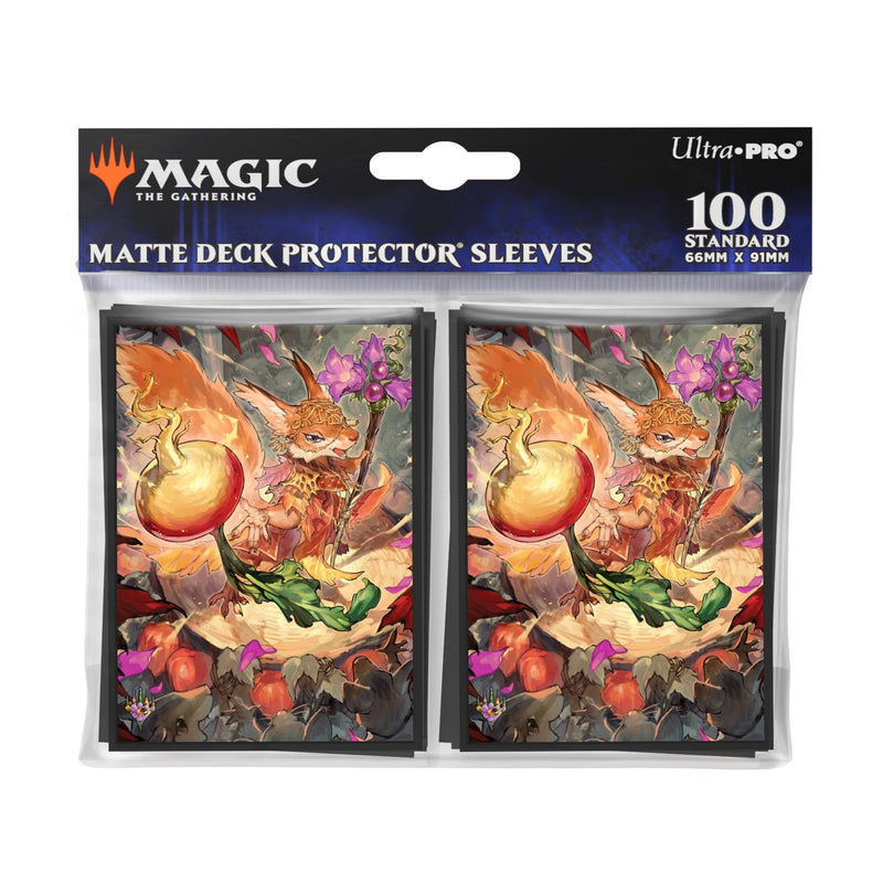 Ultra Pro - Magic The Gathering: Bloomburrow 100ct Deck Protector® MTG Sleeves, Protect and Store MTG Cards, Standard Size Card Sleeves, ChromaFusion Sleeves Matte Finish (2.5 in. x 3.5 in.) Sleeves