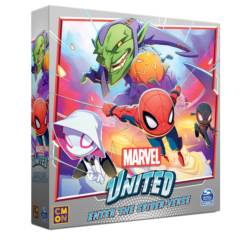 CMON Marvel United Enter The Spider-Verse Expansion | Tabletop Miniatures Game | Strategy Game | Cooperative Game for Adults and Kids | Ages 14+ | 1-4 Players | Avg. Playtime 40 Minutes | Made by CMON