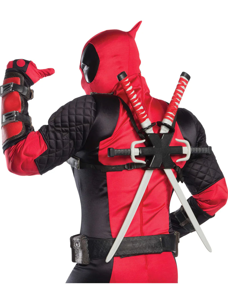 Deadpool Costume Collectors Edition Mens Muscle Superhero Suit