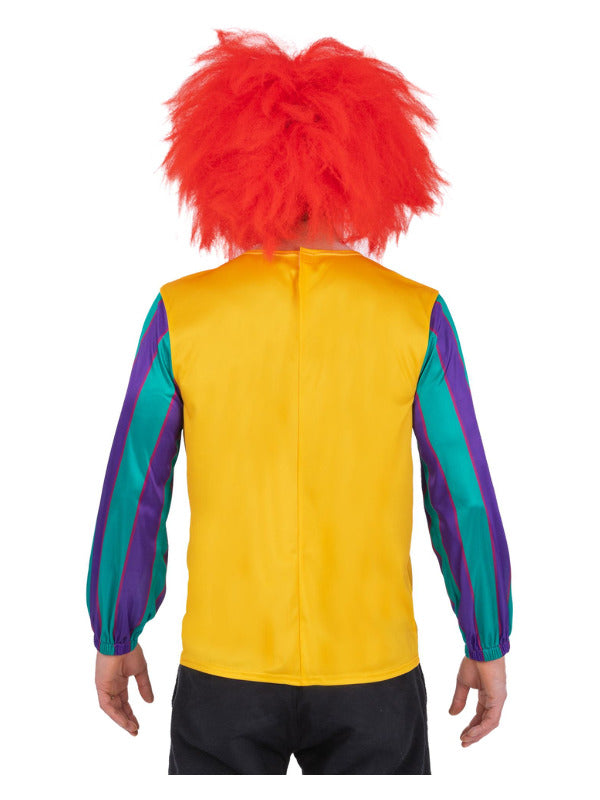 IT Classic Pennywise Top with Printed Clown Details 1990 Movie Costume