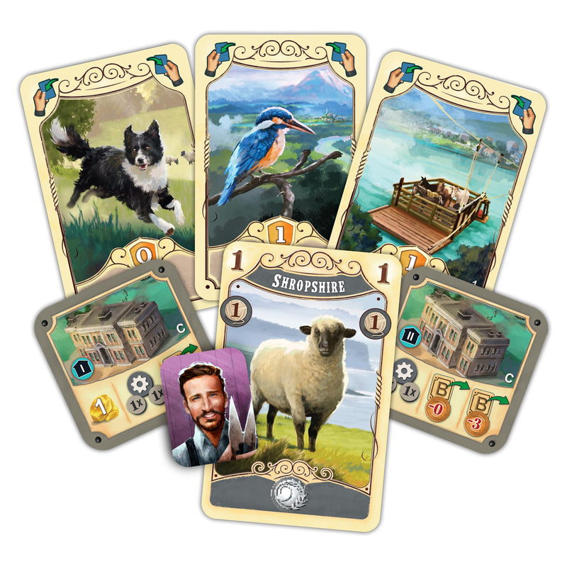 Great Western Trail 2nd Edition New Zealand Board Game - Embark on a Unique Cattle Ranching Adventure! Strategy Game for Kids & Adults, Ages 12+, 1-4 Players, 75-150 Min Playtime Made by Eggertspiele