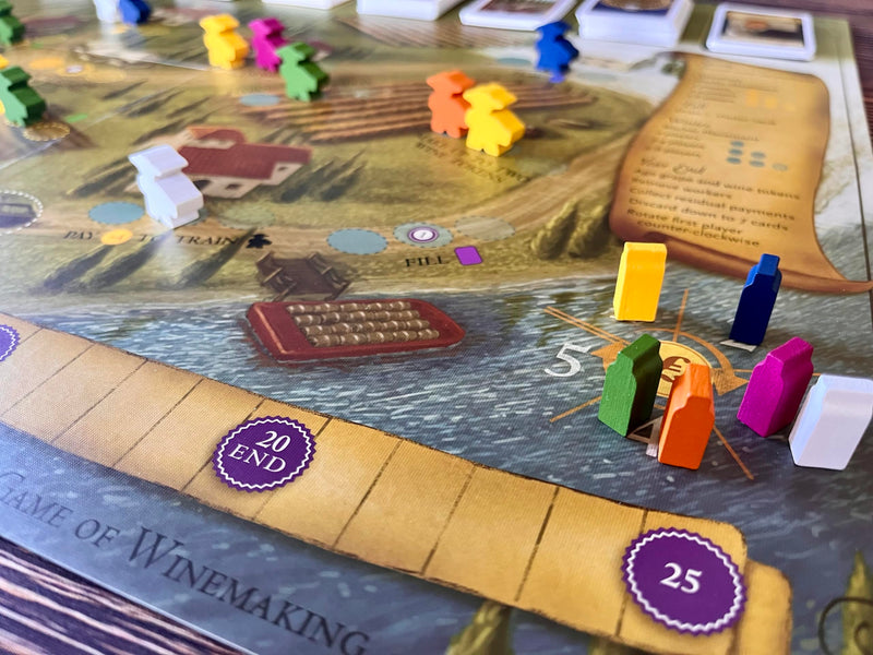 Stonemaier Games: Viticulture Essential Edition (Base Game) | Create The Most Prosperous Tuscan Vineyard | Wine Themed Strategy Board Game for Adults and Family | 1-6 Players, 90 Mins, Ages 14+