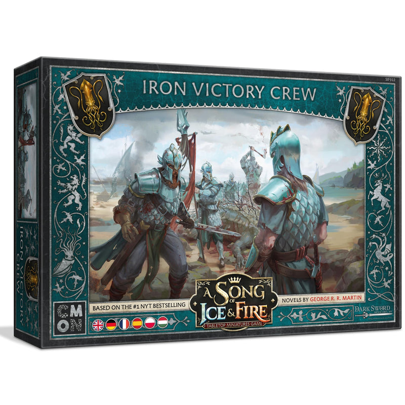 A Song of Ice and Fire Tabletop Miniatures Iron Victory Crew Unit Box (Multilingual Edition) Strategy Game for Adults, Ages 14+, 2+ Players, 45-60 Minute Playtime, Made by CMON