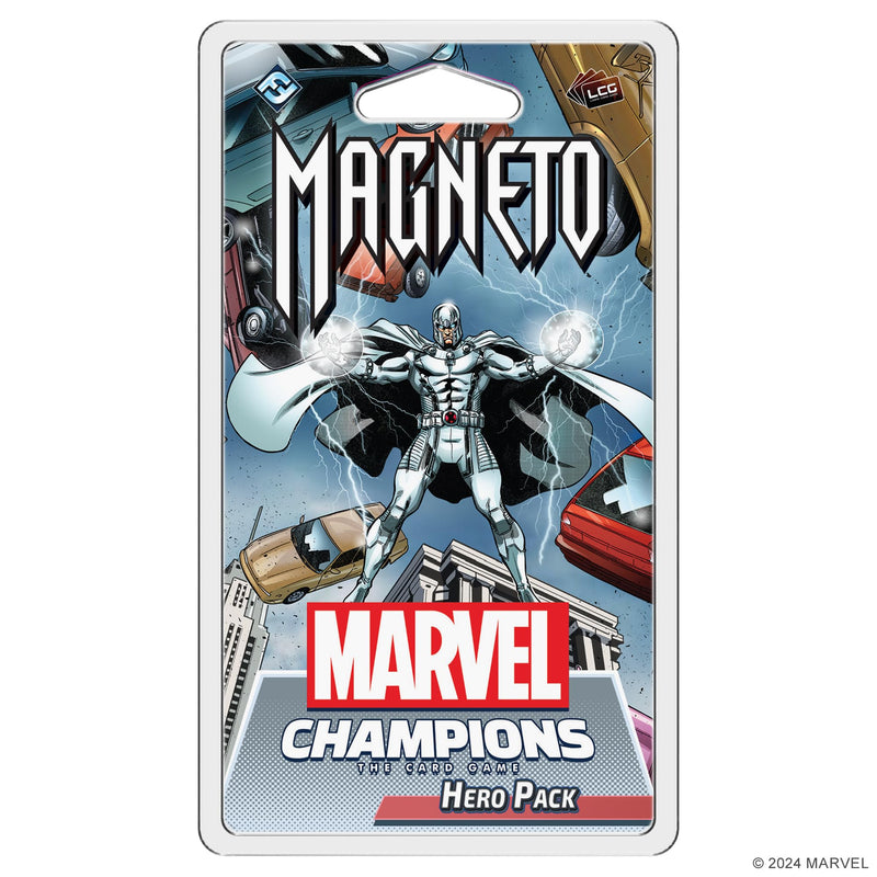 Fantasy Flight Games Marvel Champions The Card Game Magneto Hero Pack - Superhero Strategy Game, Cooperative Game for Kids and Adults, Ages 14+, 1-4 Players, 45-90 Minute Playtime, Made