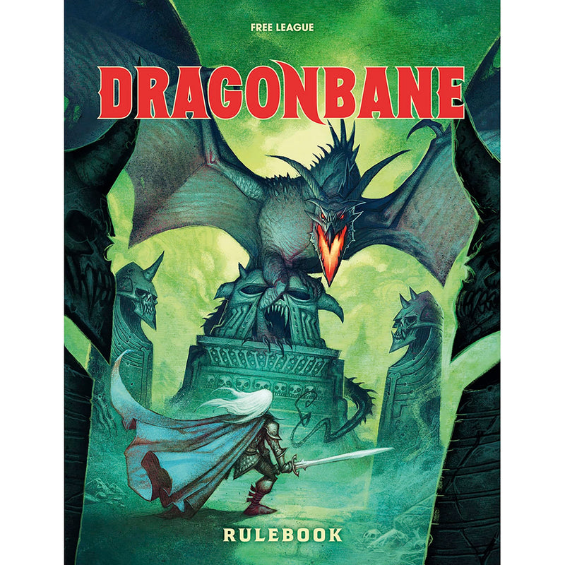 Free League Publishing Dragonbane Rulebook, D20 Roleplaying Game Hardcover RPG Book, Fantasy Adventure, Adults, Teens Ages 14+