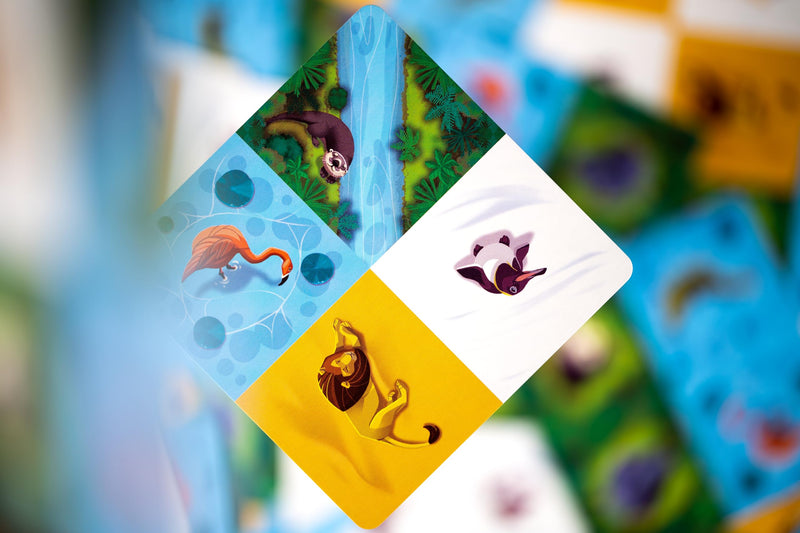 Nimalia Board Game - Design Your Animal Sanctuary and Compete for Victory! Fun Strategy Game for Kids and Adults, Ages 10+, 2-4 Players, 25-30 Minute Playtime, Made by Lucky Duck Games