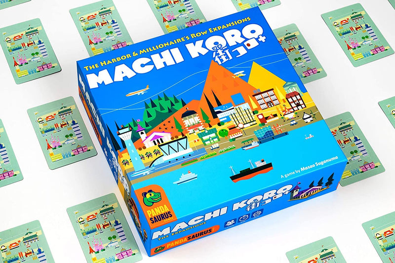 Pandasaurus Games Machi Koro - Family-Friendly Board Games - Adult Games for Game Night - Card Games for Adults, Teens & Kids (2-4 Players)