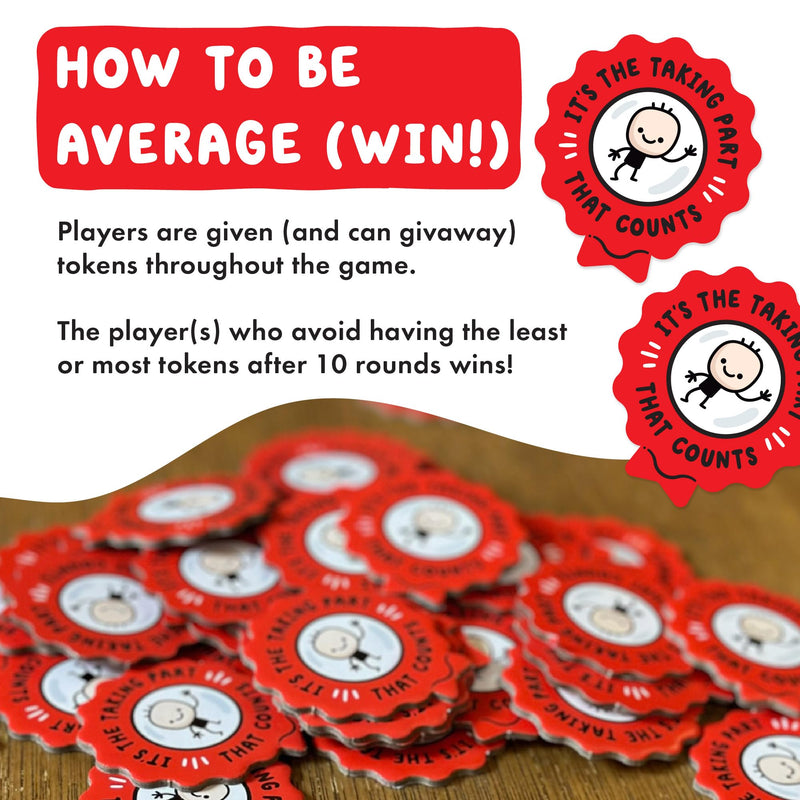 Format Games Average Joe Party Game - Embrace Your Ordinary Side with 600 Questions - Fun for Family and Friends! Ages 8+, 3-6 Players, 30 Minute Playtime, Made