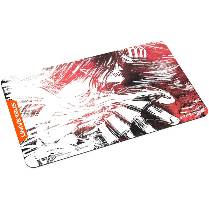 UniVersus Attack on Titan: Battle for Humanity - Attack Titan Playmat - 24 x 14 Neoprene Mat, Tabletop Card Game Accessory, UVS Games, Licensed