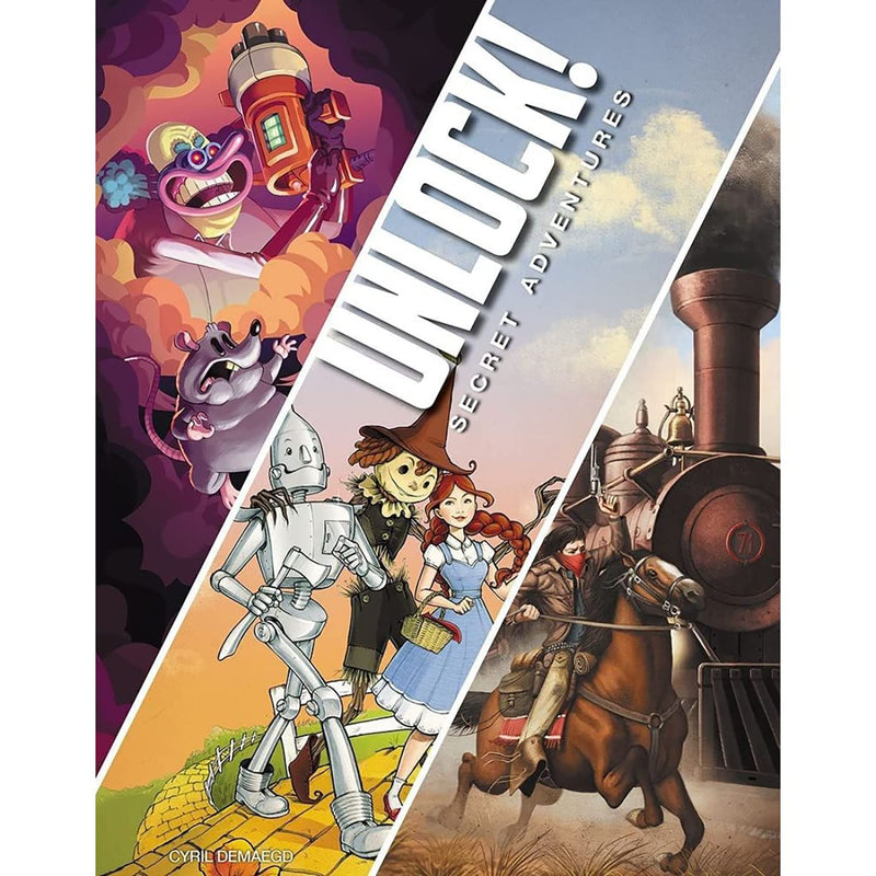 UNLOCK! Secret Adventures Card Game - Escape Room-Inspired Cooperative Adventure, Fun Family Game for Kids and Adults, Ages 10+, 1-6 Players, 1 Hour Playtime, Made by Space Cowboys