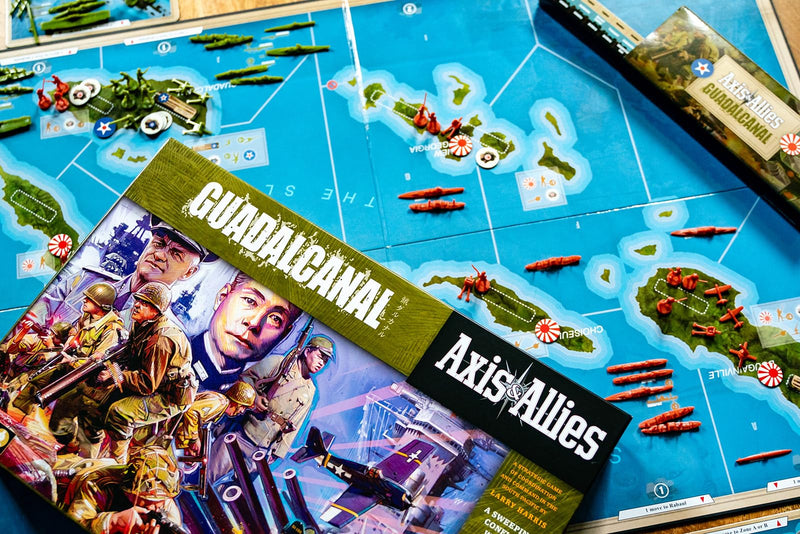 Renegade Game Studios Axis & Allies: Guadalcanal Strategy Board Game for 2 Players | Ages 12+ | 120-80 Min