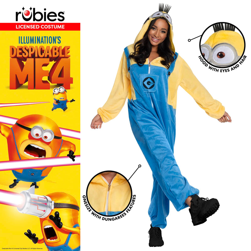 Minion Hooded Onesie for Adults