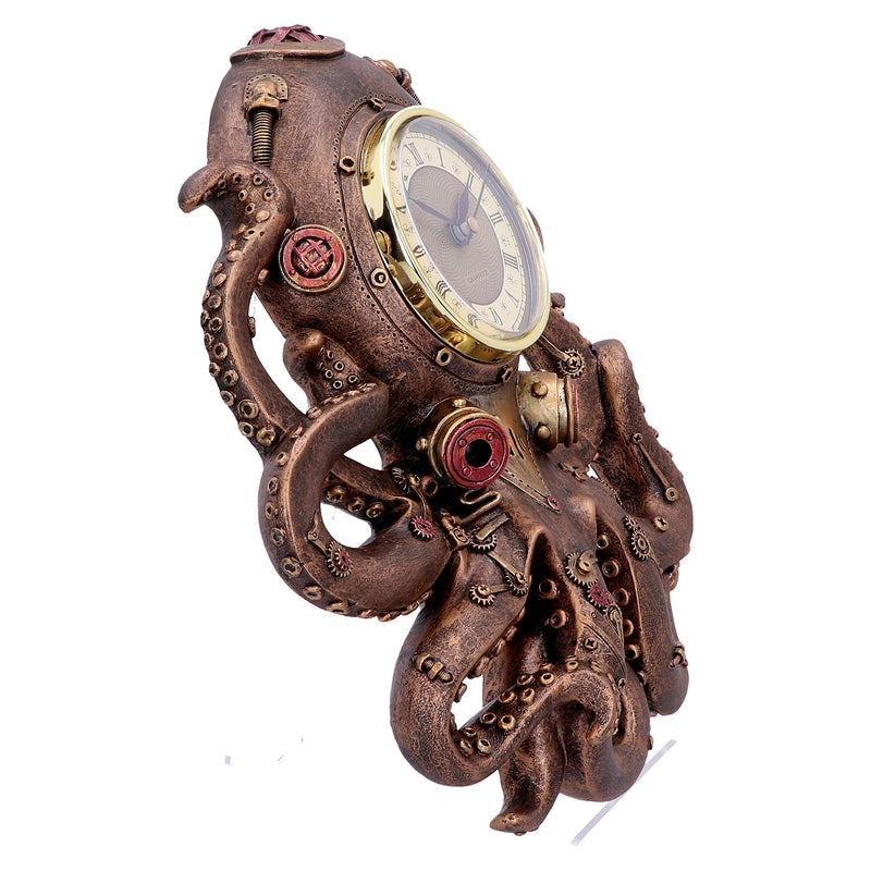Octoclock Steampunk Octopus Squid Wall Clock 26cm – Mad Distribution ...