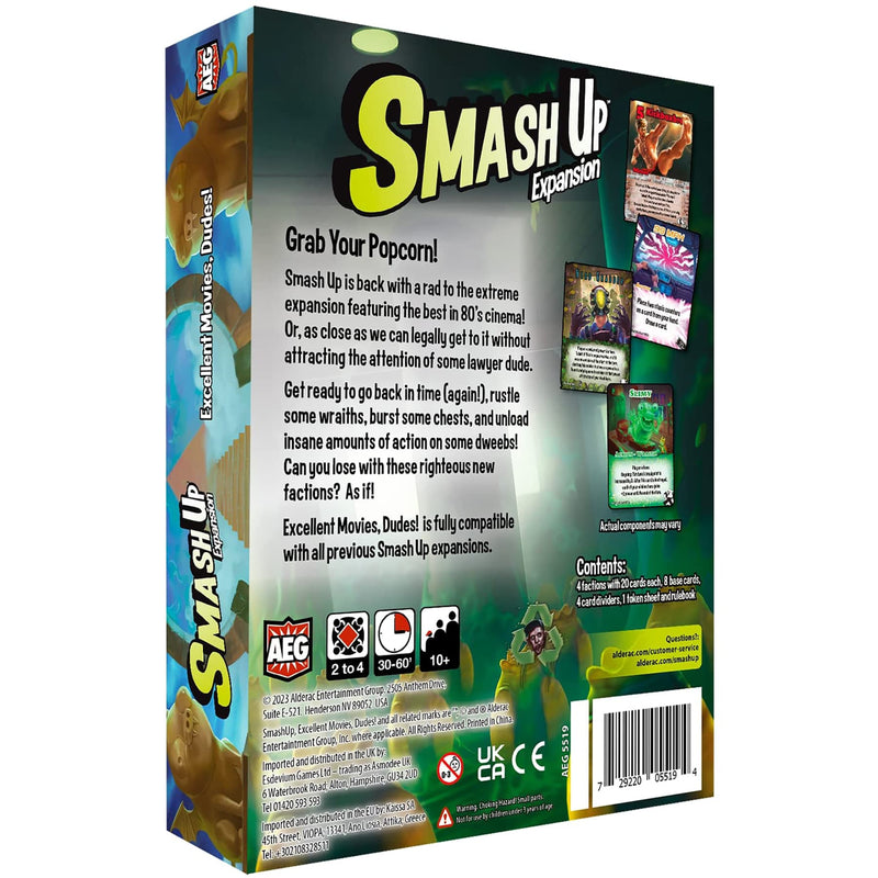 AEG Smash Up: Excellent Movies, Dudes! Expansion | 80&