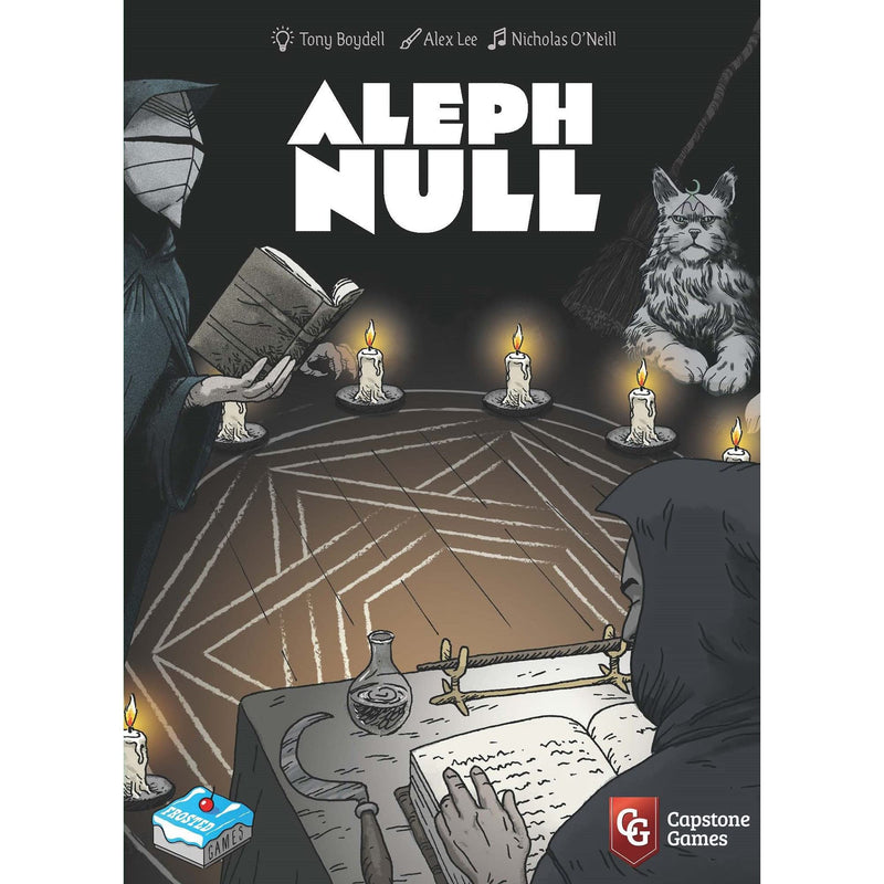 Capstone Games Aleph Null - Capstone Games, Single Player Card Game - Deck Deconstruction, Escalating Tension, Card Combos, & Hell Itself! Ages 14+, 1 Player, 30 Minutes