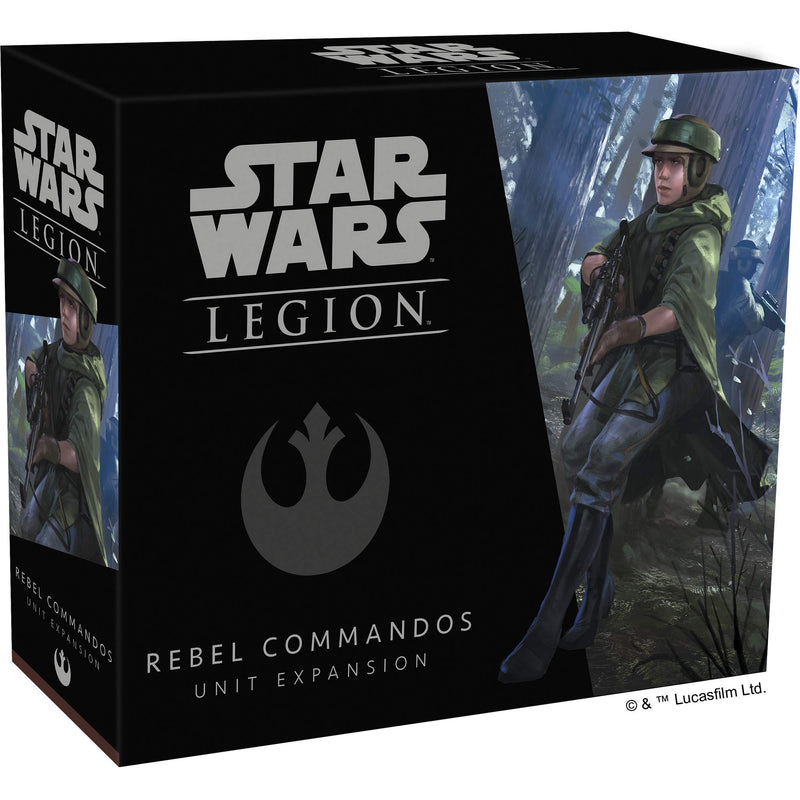 Star Wars: Legion Rebel Commandos UNIT EXPANSION - Unleash Elite Rebel Strike Teams! Tabletop Miniatures Strategy Game for Kids & Adults, Ages 14+, 2 Players, 3 Hr Playtime, Made by Atomic Mass Games