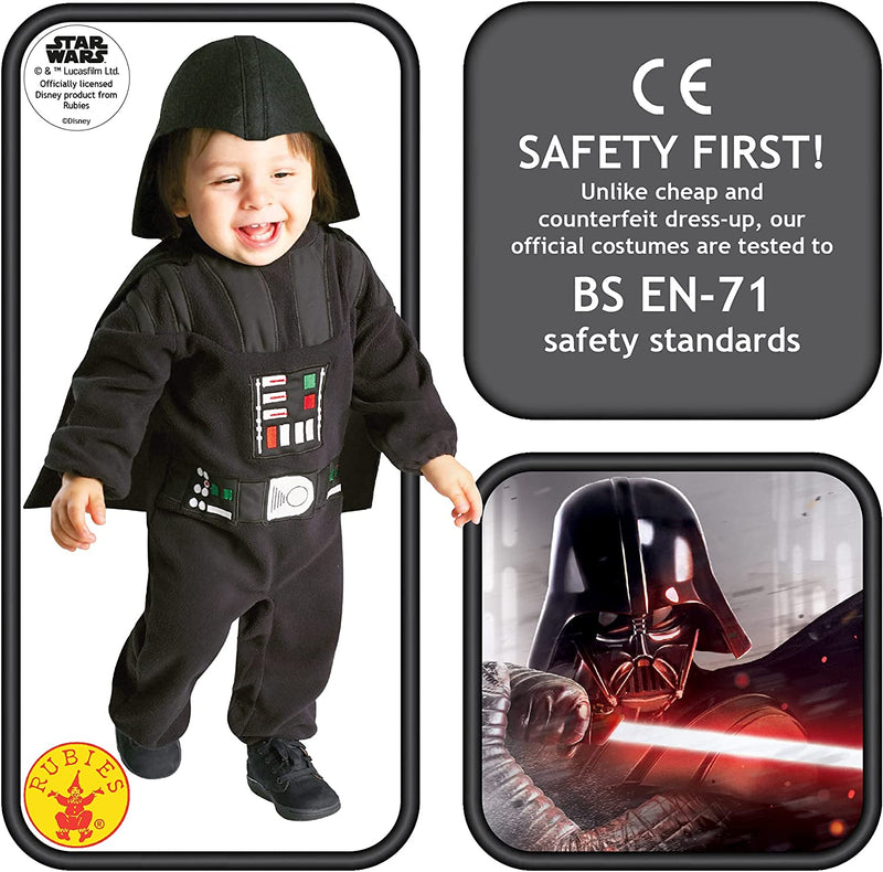 Darth Vader Toddler Costume Cute Romper