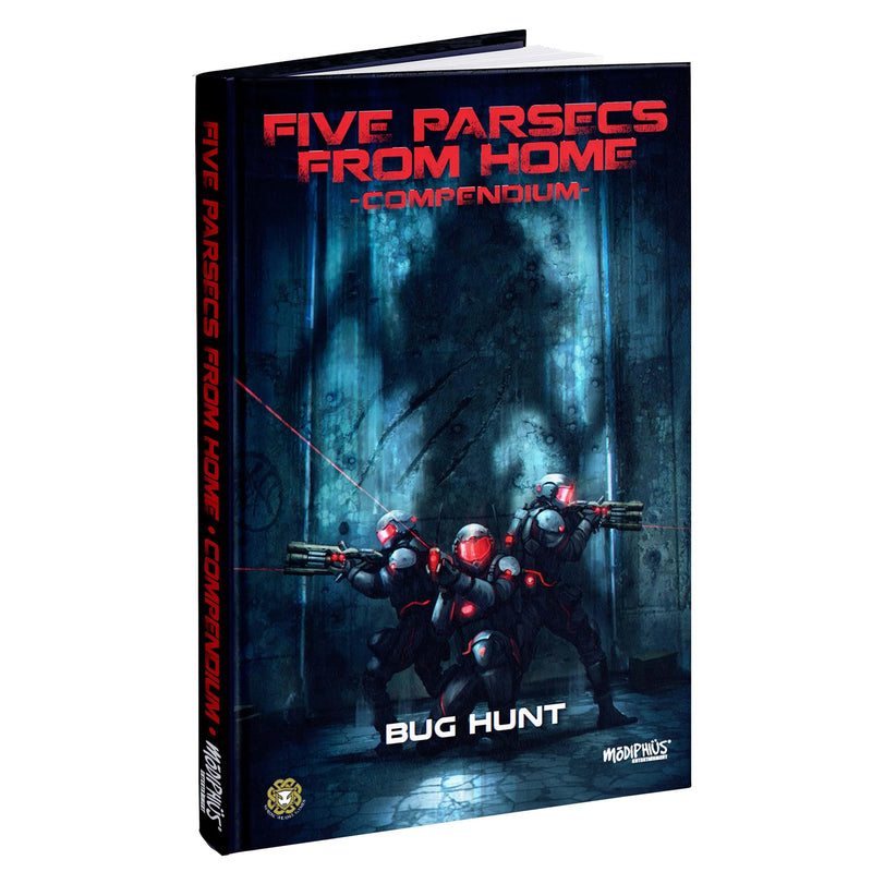 Modiphius Entertainment: Five Parsecs from Home: Compendium - Bug Hunt - Hardcover RPG Book, Sci-Fi Campaign, Solo Adventure War Tabletop Game