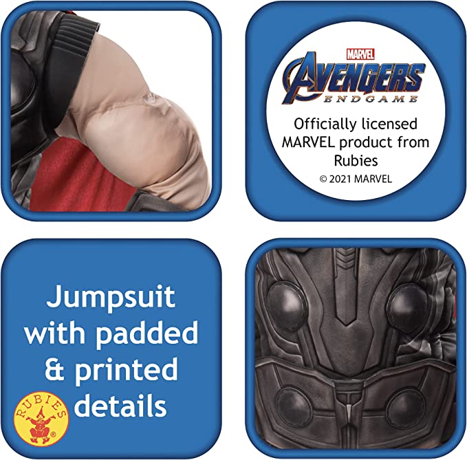 Thor Deluxe Child Costume Avengers Endgame 3 rub-700673S MAD Fancy Dress