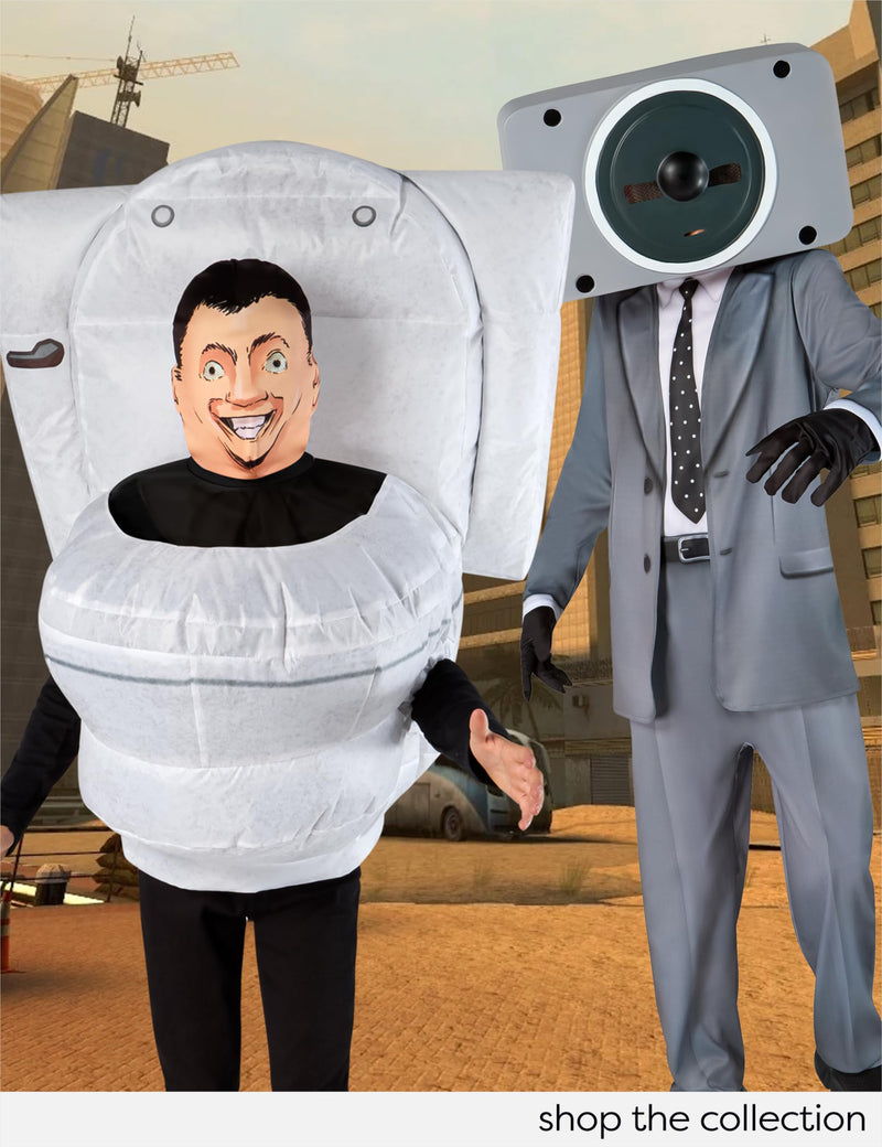 Skibidi Toilet Inflatable Costume for Kids