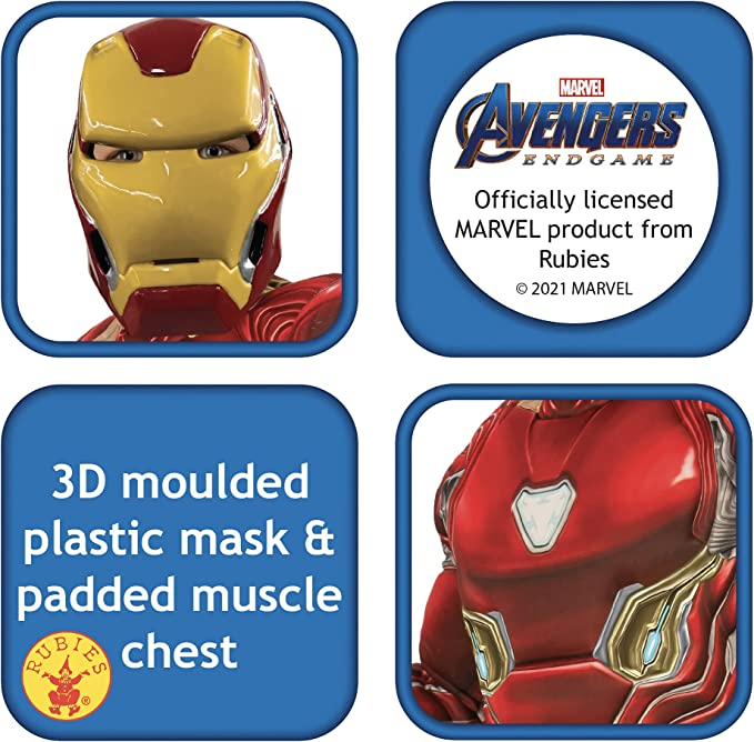 Iron Man Mark 50 Costume with Mask Child Avengers Endgame
