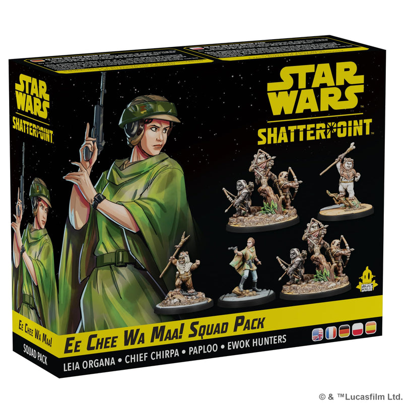 Atomic Mass Games Star Wars Shatterpoint Ee Chee Maa! Squad Pack - Tabletop Miniatures Game, Strategy Game for Kids and Adults, Ages 14+, 2 Players, 90 Minute Playtime, Made