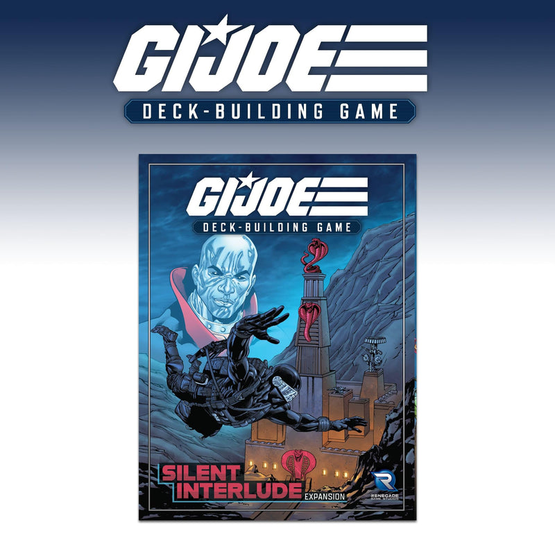 Renegade Game Studios: G.I. Joe Deck Building Game - Silent Interlude Expansion - 2 New Missions A Traitor Within & Snake Eyes, Ages 14+, 1-4 Players