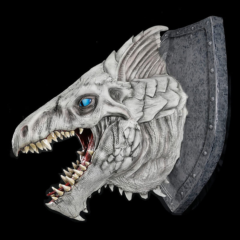 WizKids D&D Replicas of The Realms: White Dragon Trophy Plaque Dungeons and Dragons