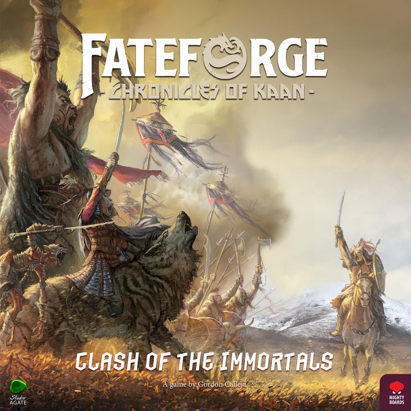 Mighty Boards: Fateforge Chronicles of Kaan: Clash of The Immortals Expansion - Strategy Board Game, App Co-Op Action Adventure, Ages 14+, 1-4 Players