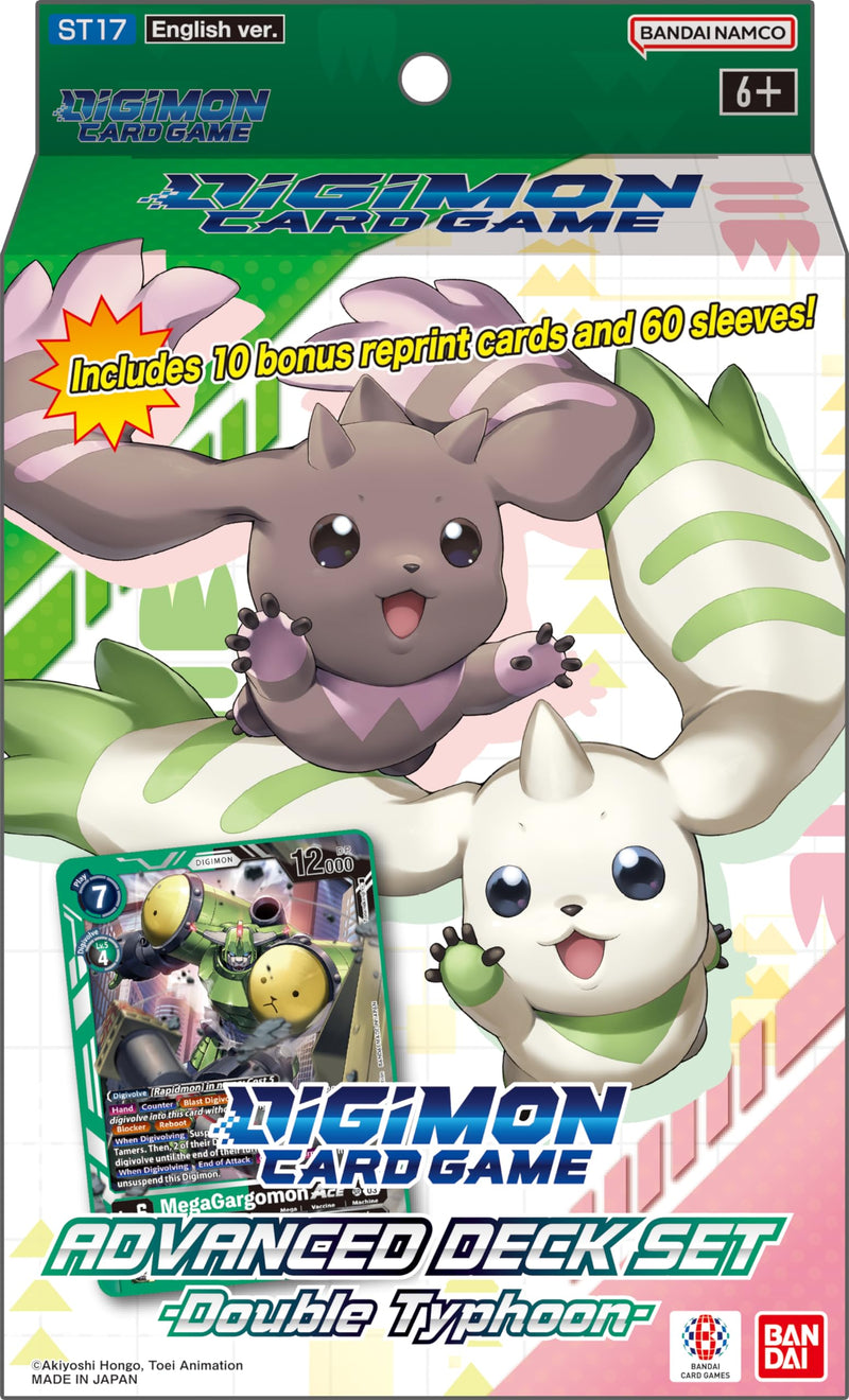 BANDAI Digimon TCG - ST17 Double Typhoon Advanced Deck Set