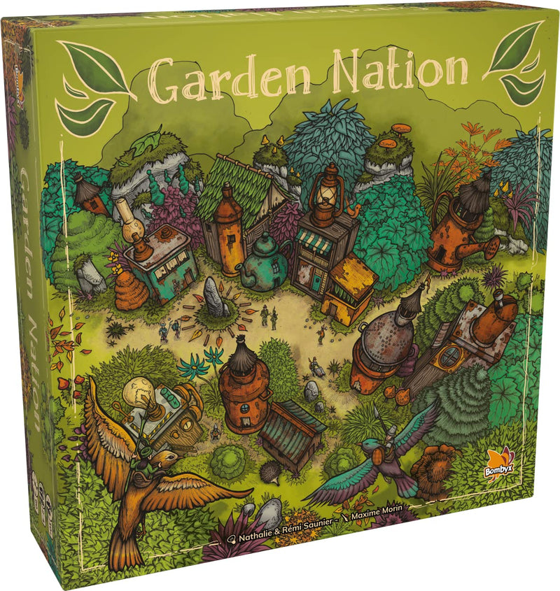 Bombyx Garden Nation - War and Building Board Game,, Ages 10+, 2-4 Players, 60 Min