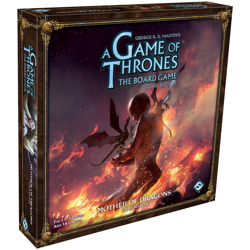 A Game of Thrones The Board Game Mother of Dragons Expansion Strategy Game for Kids & Adults, Ages 14+, 3-8 Players, 2-4 Hour Playtime, Made by Fantasy Flight Games