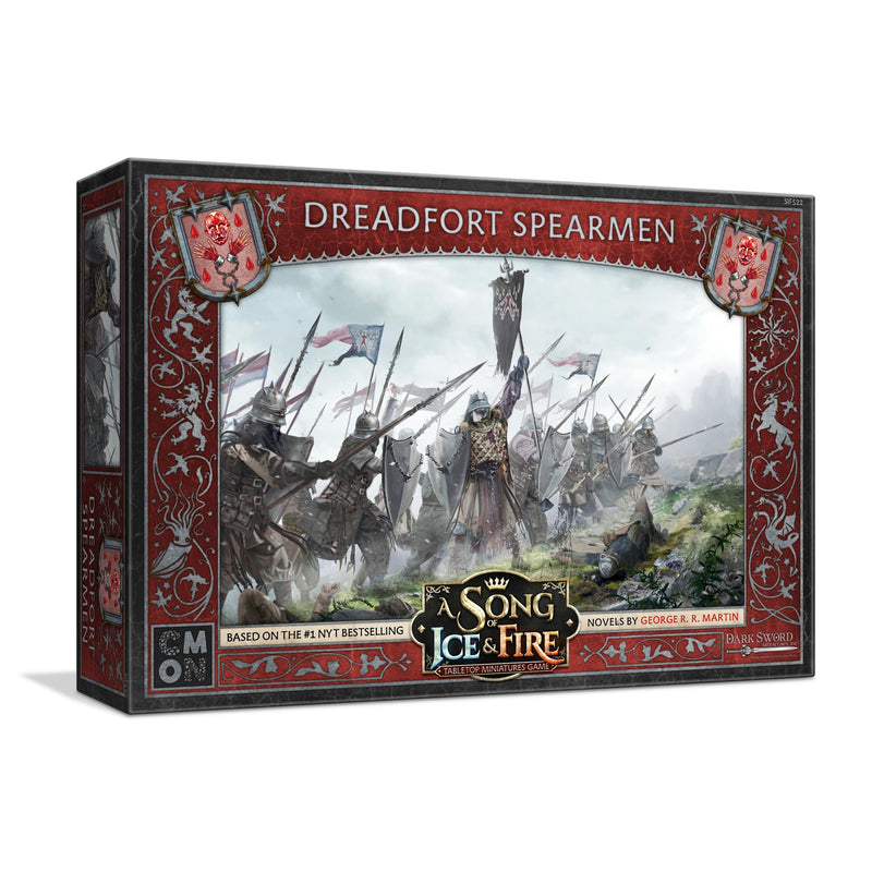 CMON A Song of Ice and Fire Tabletop Miniatures Game Dreadfort Spearmen Unit Box - Loyalty Forged in The Frigid North, Strategy Game for Adults, Ages 14+, 2+ Players, 45-60 Minute Playtime, Made