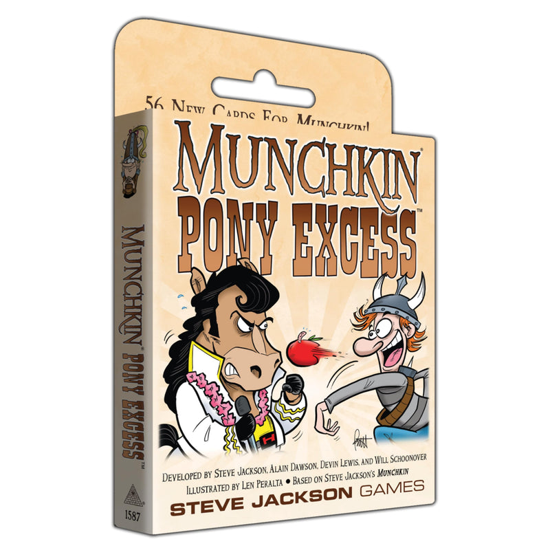 Steve Jackson Games Munchkin: Pony Excess, Strategy Board Game, for 3 to 6 Players and Ages 10+